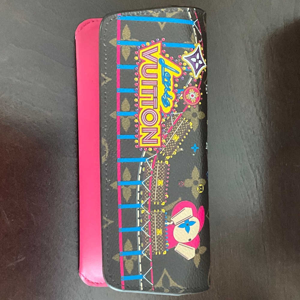 Rare Louis Vuitton Pink and Black Sunglasses Case